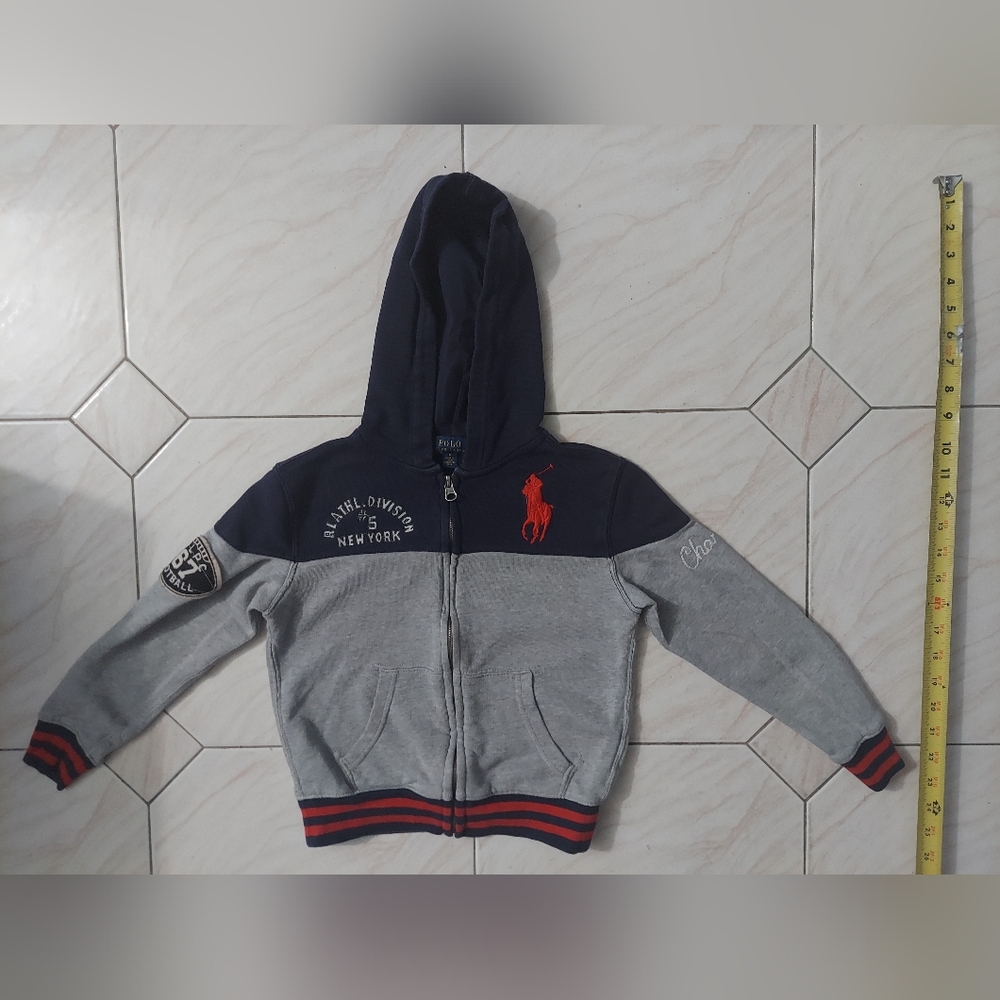 Ralph Lauren Big Pony Polo boys two-tone  hoodie
